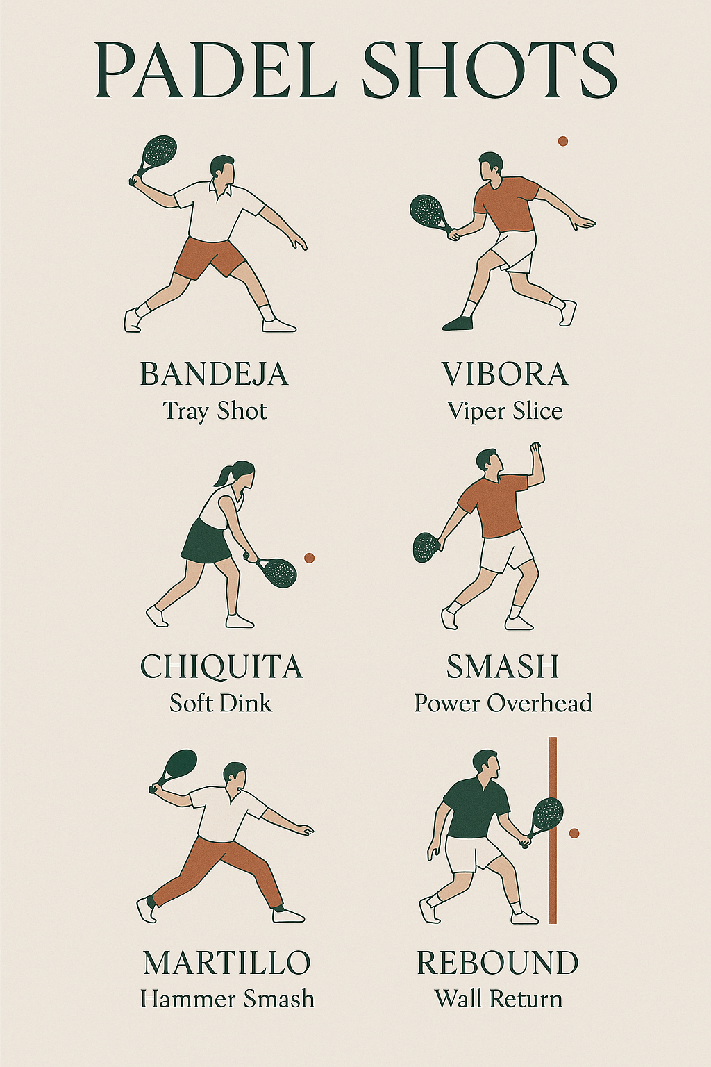 What Are the Main Shots in Padel?