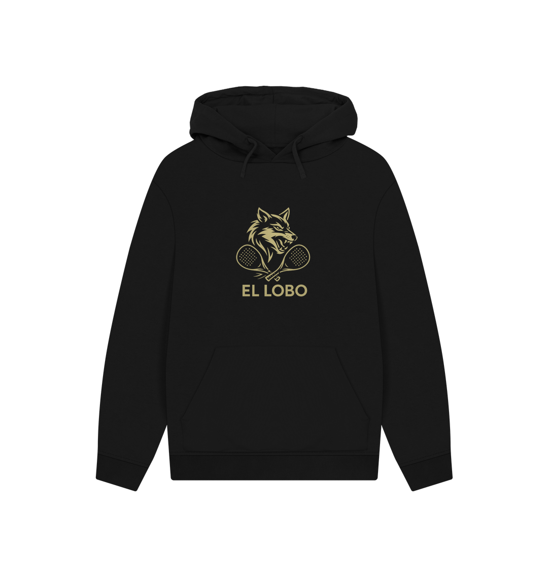 Black Printed Hoody