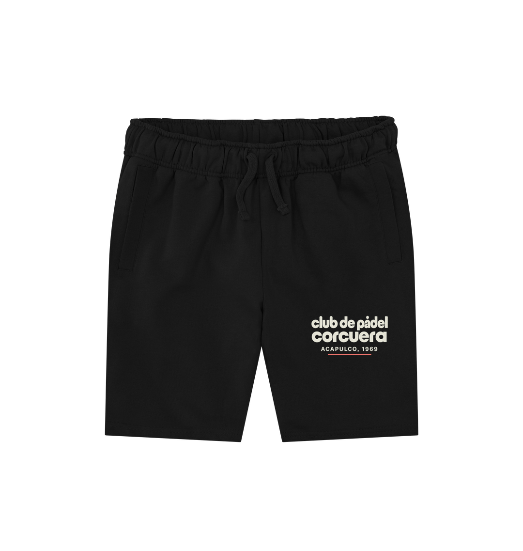 Black Printed Mens Shorts