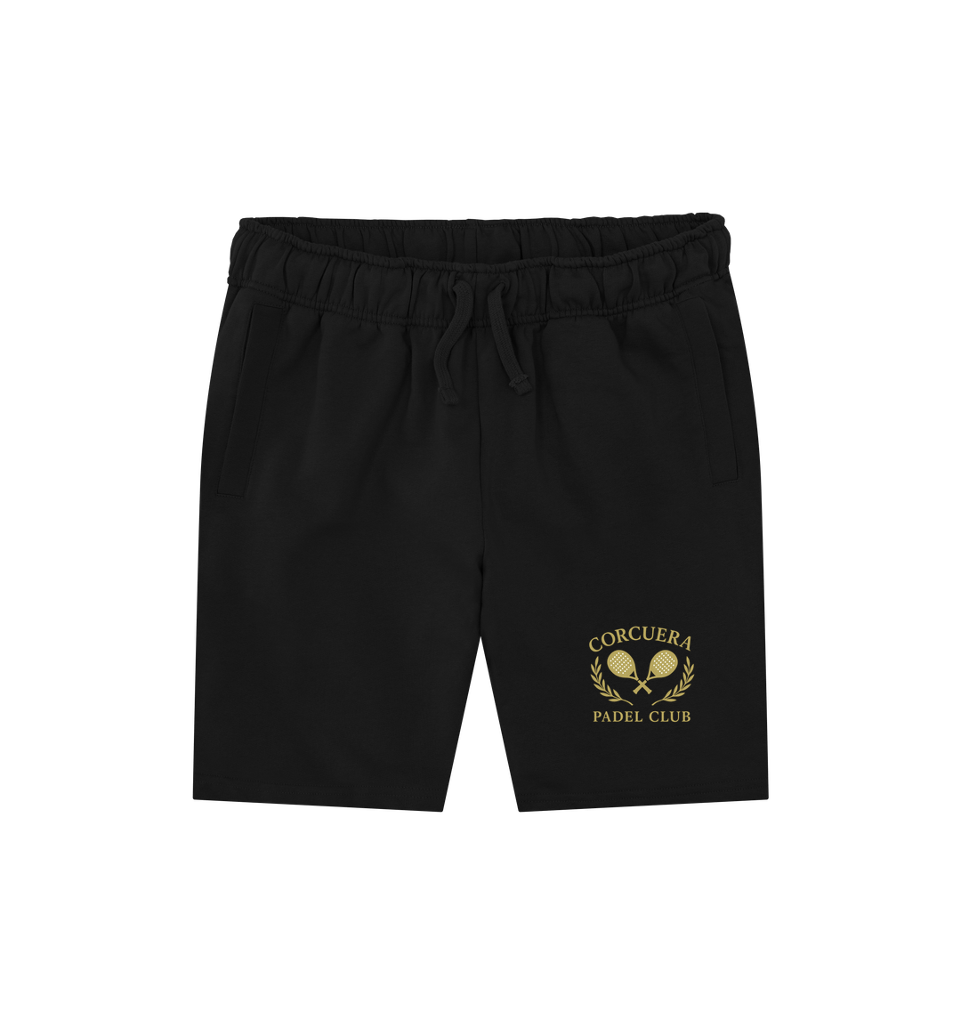 Black Printed Mens Shorts