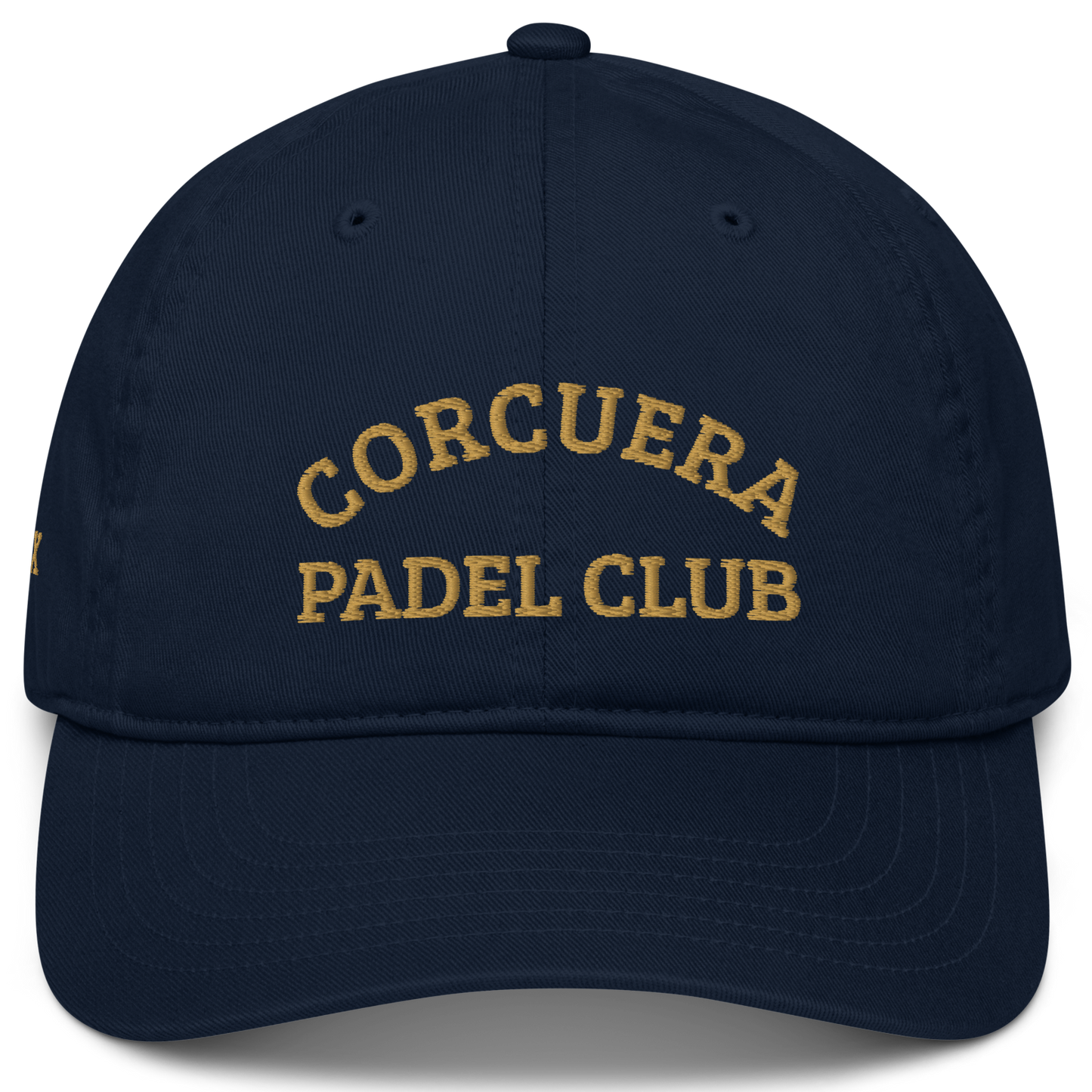 Corcuera Padel Club - Blue baseball cap, hat front view