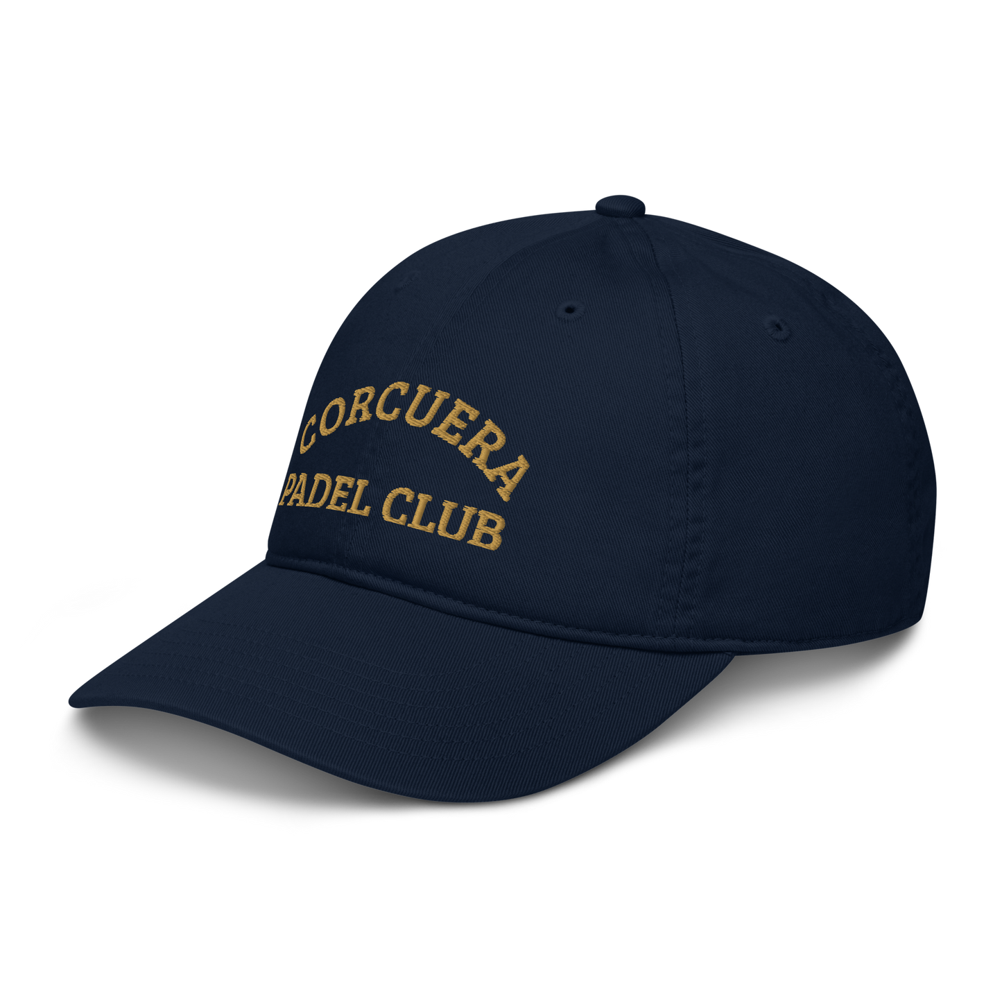 Corcuera Padel Club - Blue baseball cap, side view