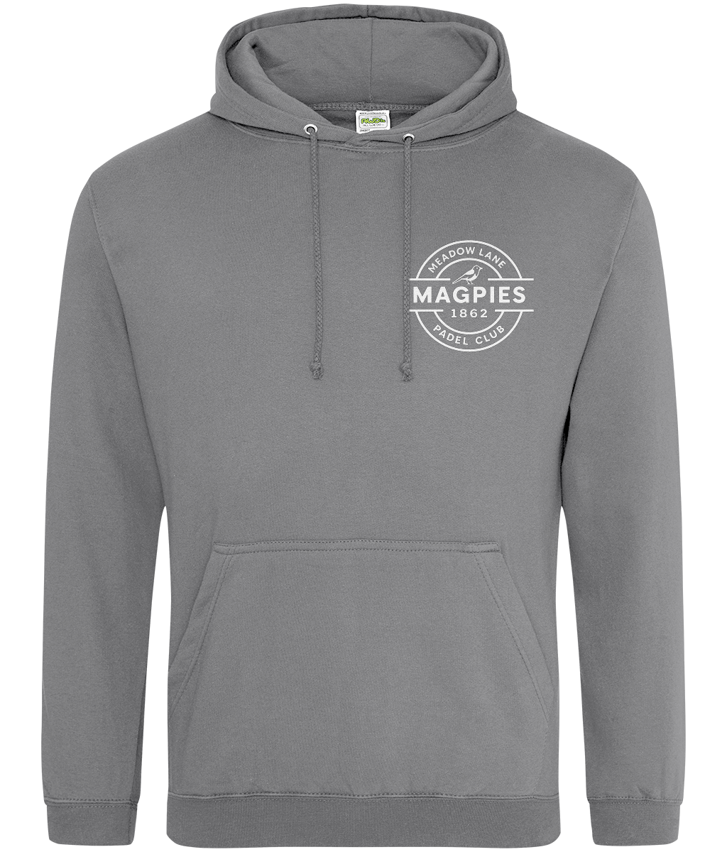 Magpies College Hoodie – Nottingham Padel Design grey