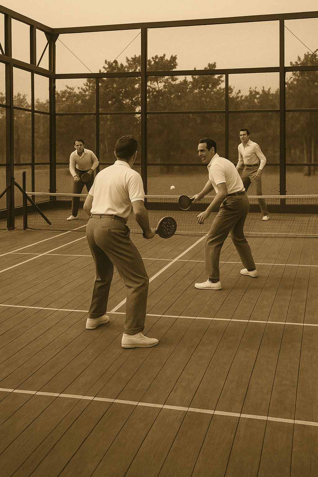 Origin of Padel, Corcuera, Acapulco, 1969