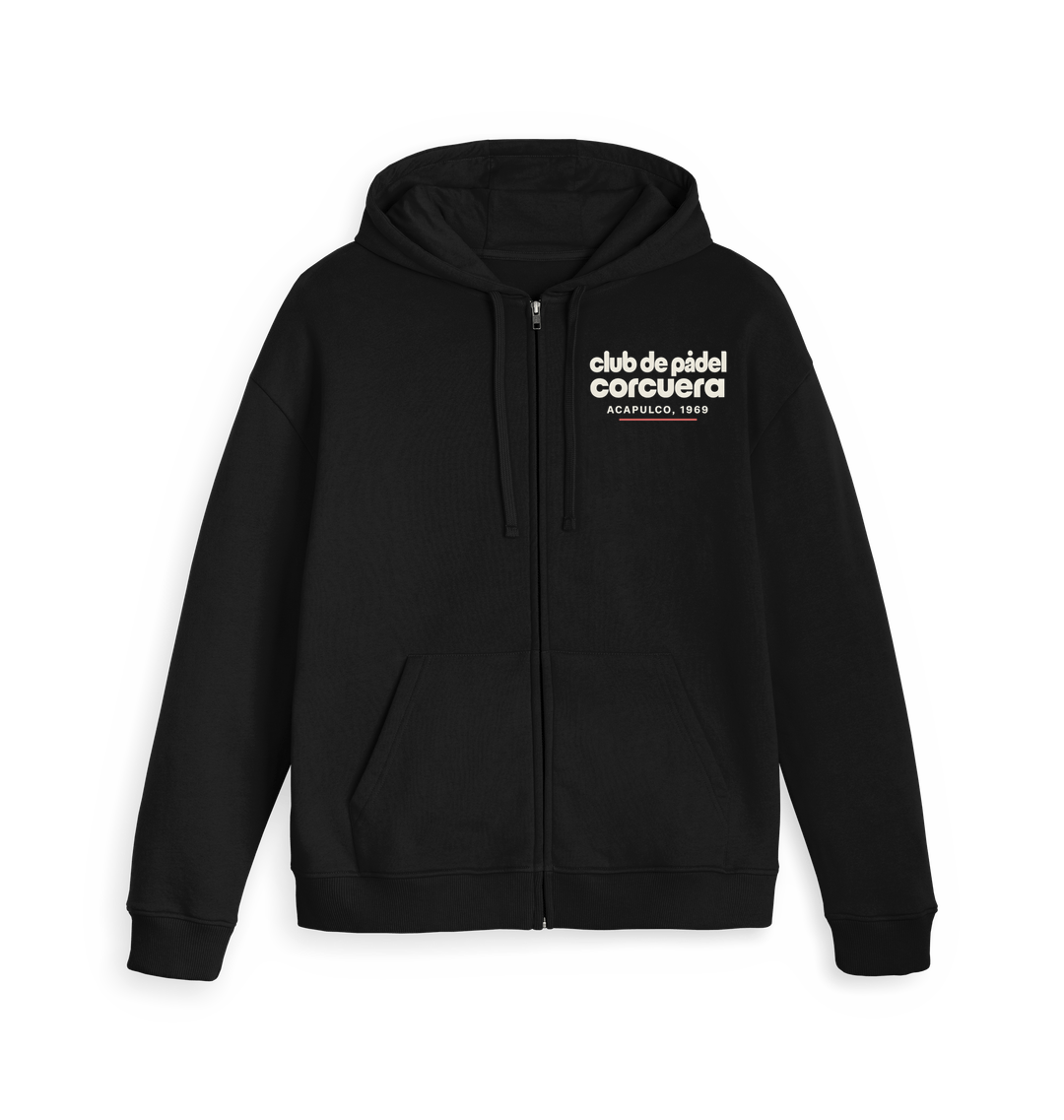 Club de Padel Full-Zip Hoodie by Corcuera Padel Club - product image
