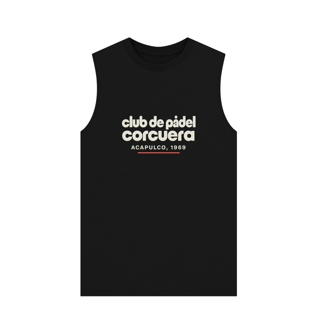 Club de Padel vest – sustainable organic cotton padel clothing by Corcuera Padel Club
