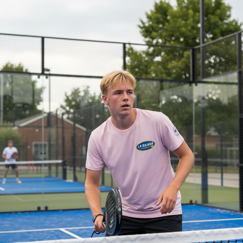 La Bajada Glass breaker Padel t-shirt