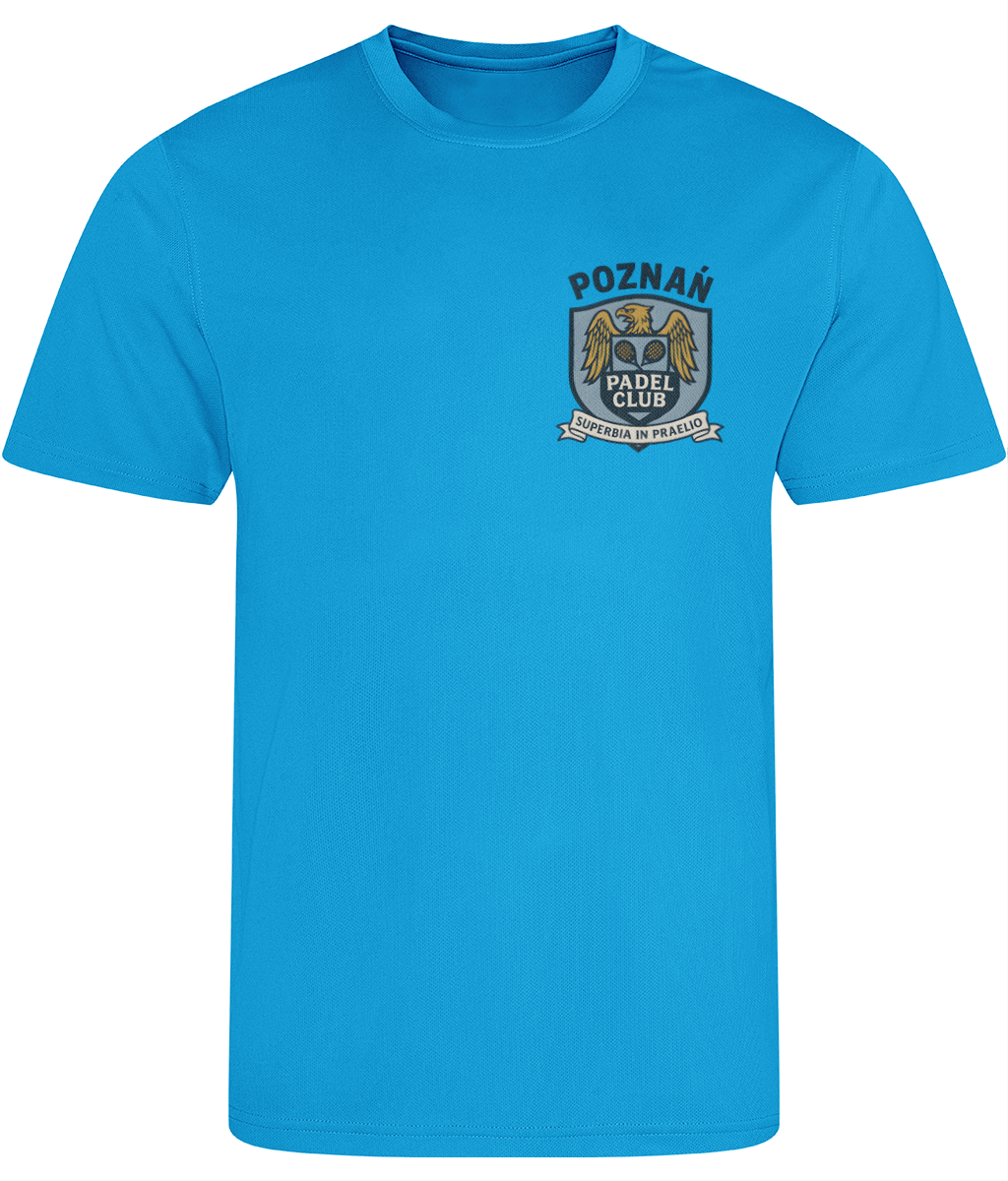 Poznań celebration T-shirt - fan inspired Manchester football design by Corcuera Padel Club