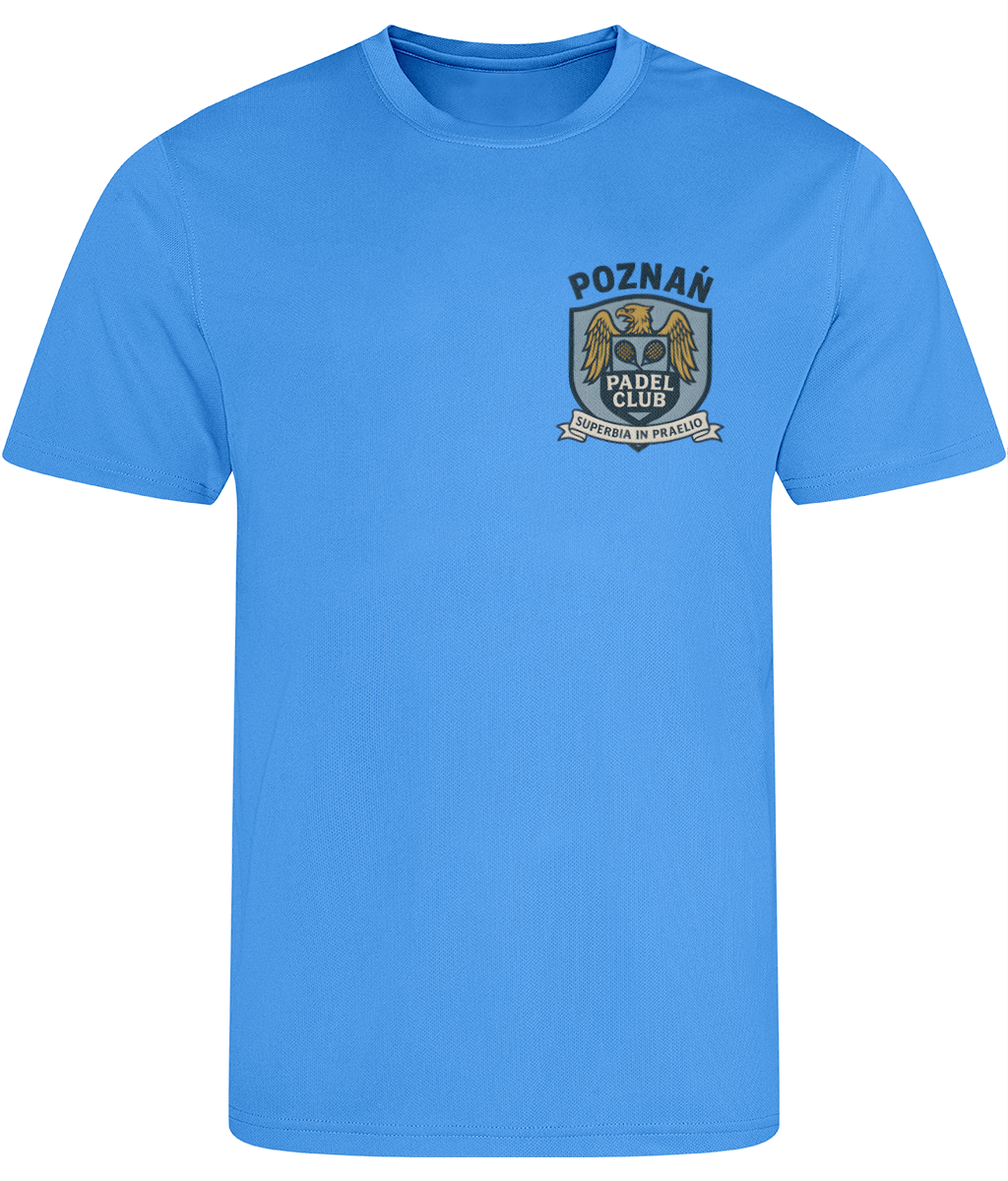 Poznań celebration T-shirt - fan inspired Manchester football design by Corcuera Padel Club